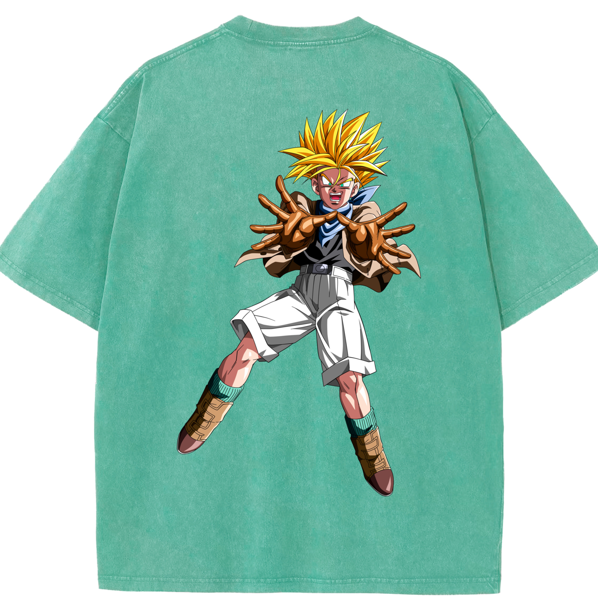 （画像用） ドラゴンボール DRAGON BALL 綿100% ヴィンテージ風 半袖Tシャツ（背面プリント）